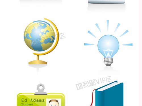 卡通文化、學習用品、獎杯矢量素材及機械設備圖片資源大全 - EPS格式下載