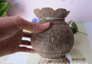 海南椰殼工藝品 椰雕筆筒的價格、廠家與日用品賞析